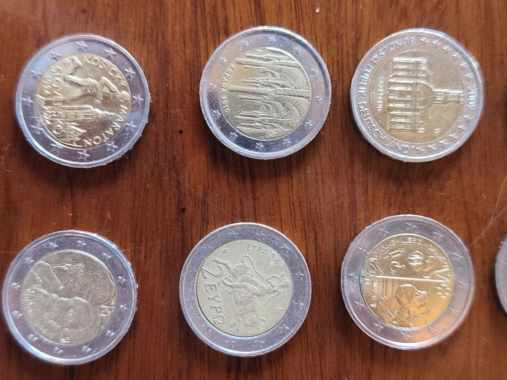 Vendo moedas raras 2€