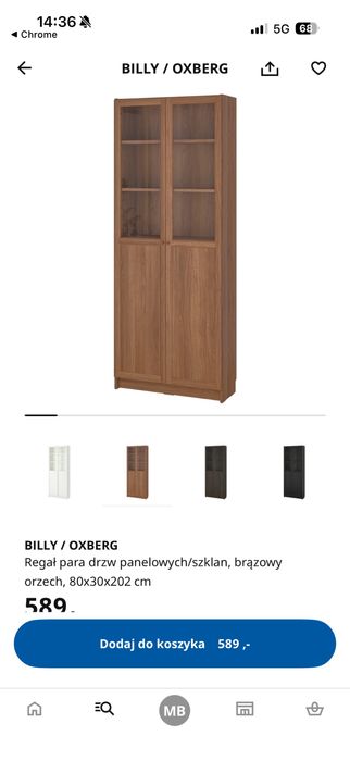 Witryna billy oxberg