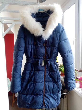 Зимняя удлинённая курточка рост 140