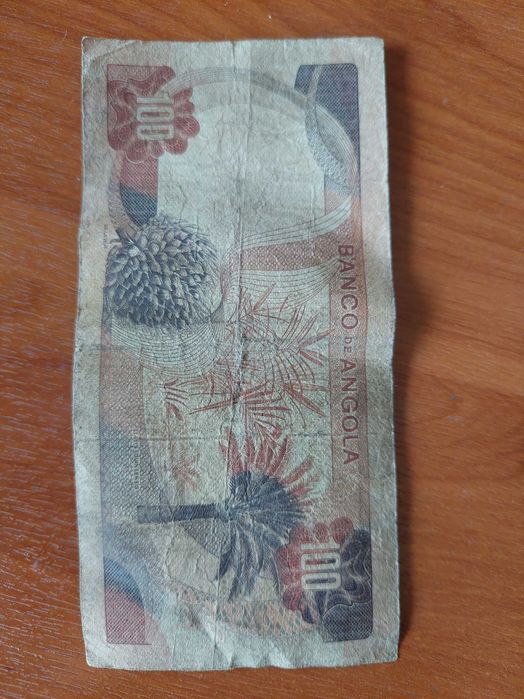 Nota 100 escudos "Marechal Carmona" Angola