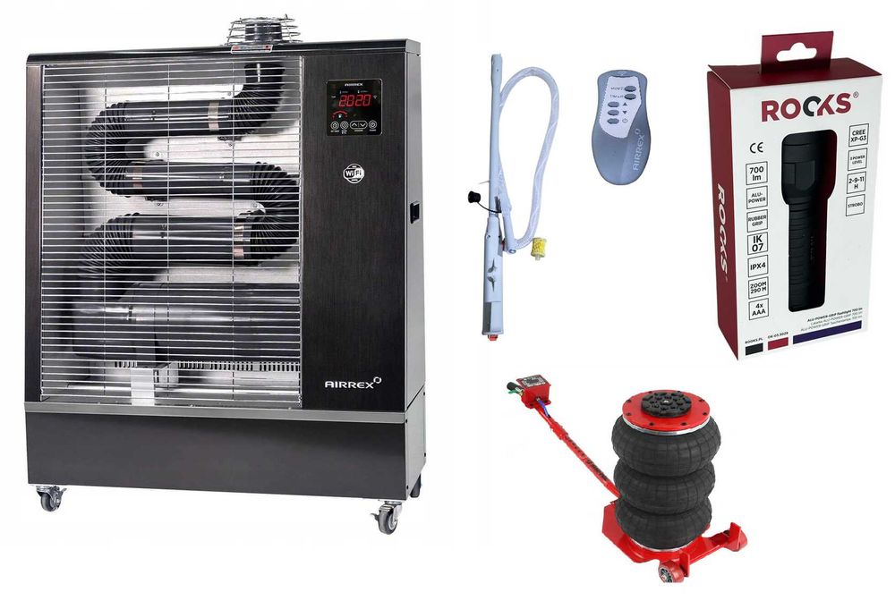 Nagrzewnica olejowa  na podczerwień AIRREX AH-300i MOC 15KW PILOT WIFI