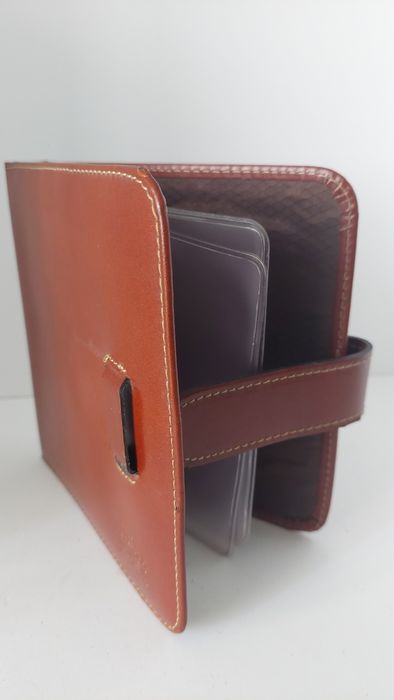 Porta CD's em pele