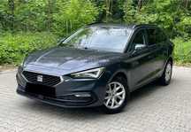 Seat Leon 2.0D-150Ps-DSG-Bezwypadkowy-Pełen serwis Aso-Fv23%-1Wł