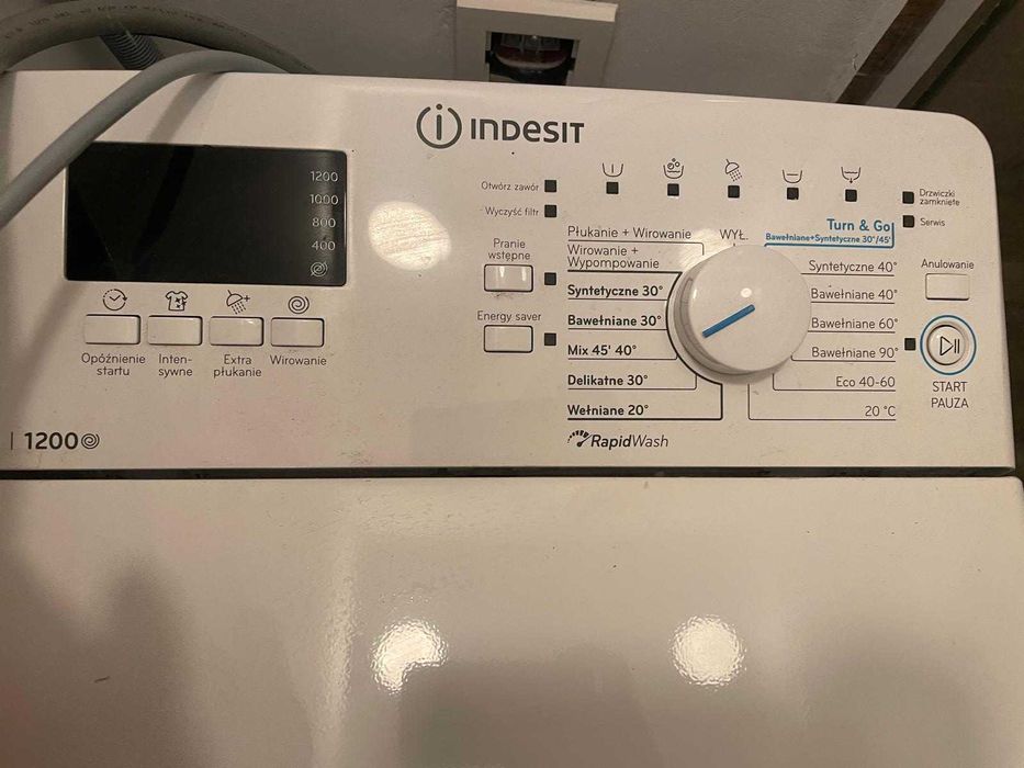 pralka ładowana od góry - indesit