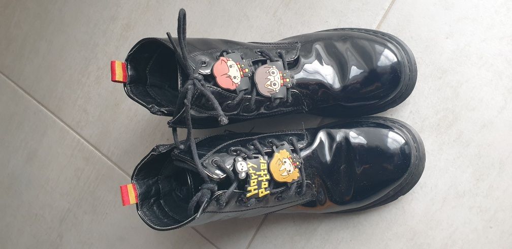 Botki, buty, Harry Potter, lakierowane, dziewczęce