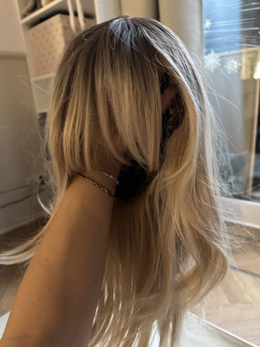 Peruka blond ombre