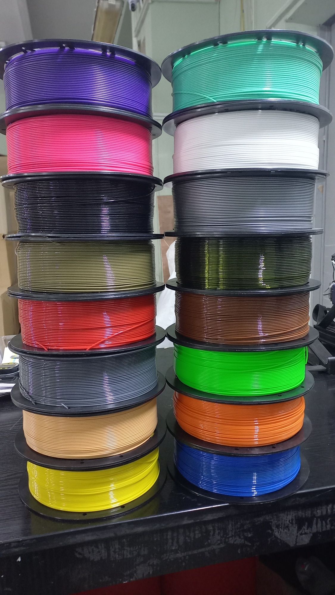 PET-G и pla пластик кольоровий для 3D принтера 0.8кг / 260 м / 1.75 мм