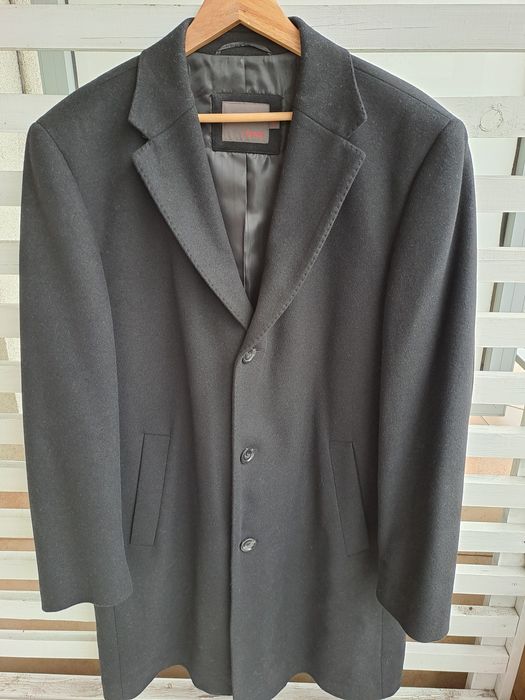 Płaszcz męski wełniany