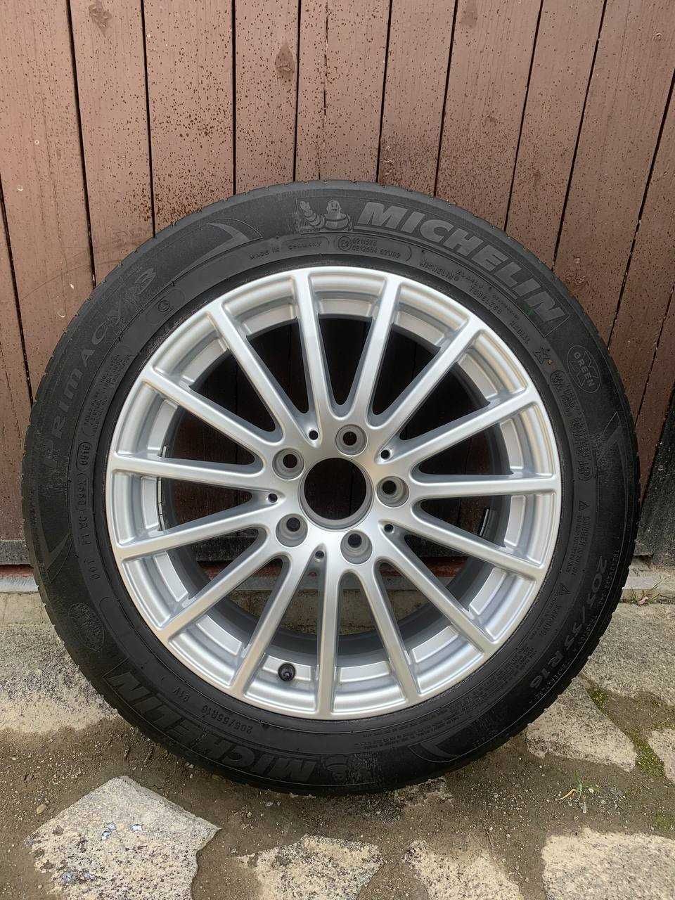 Диски (R16 5х112) + резина Michelin primacy 3