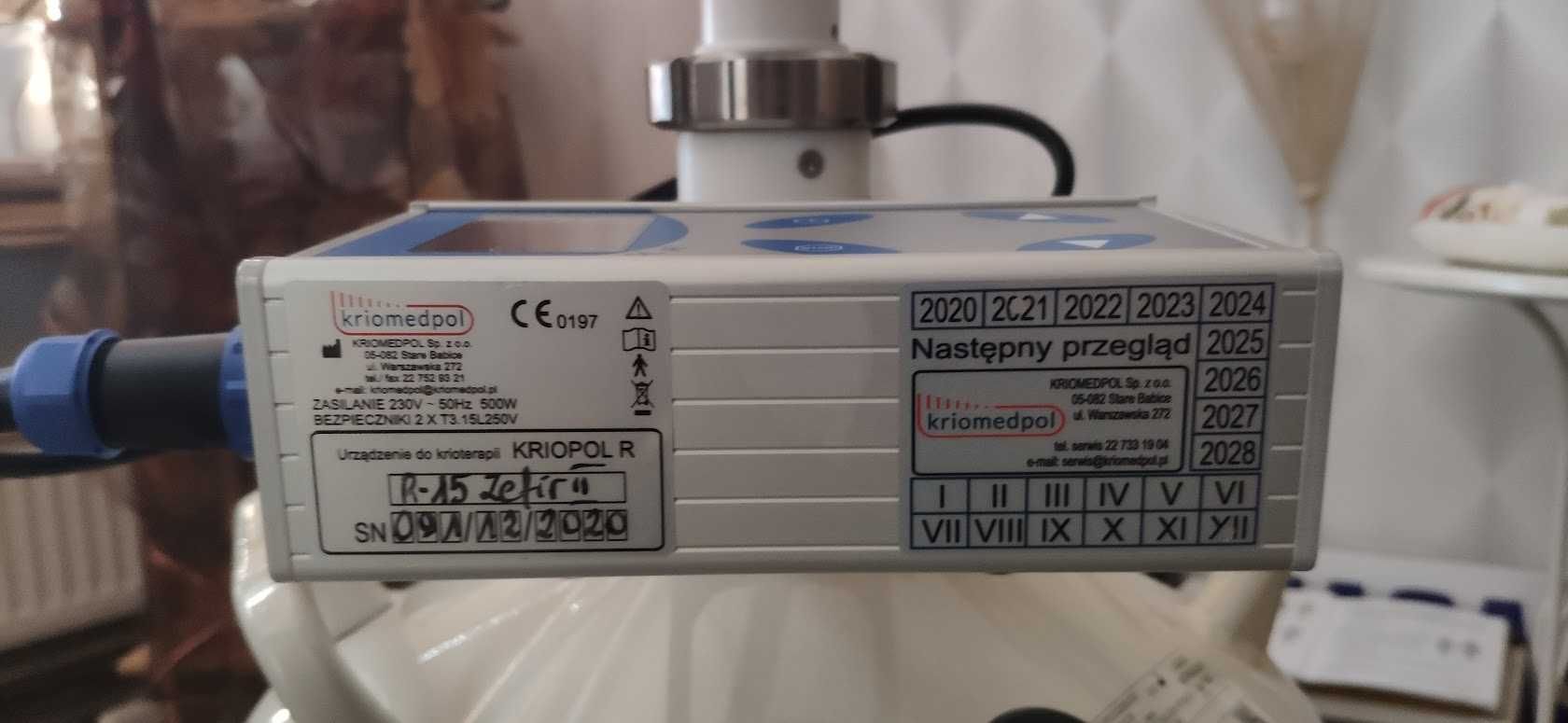 Kriopol R ZEFIR II R15 Krioterapia