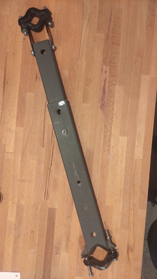 Fotelik rowerowy WEERIDE Kangaroo Carrier Szaro-czerwony