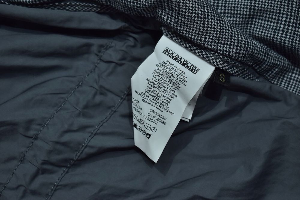 Napapijri Szara Lekka Kurtka Damska Parka S