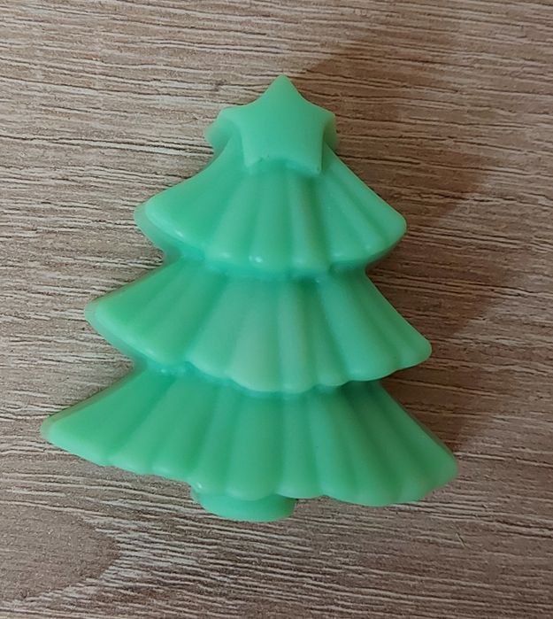 Mydelka glicerynowe.  Choinka. Rękodzieło