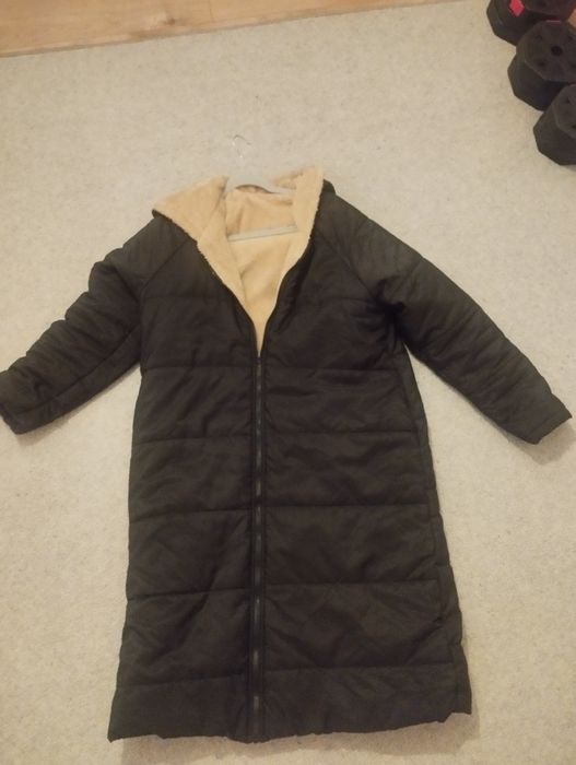 Długa kurtka z misiem