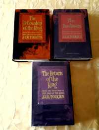 J R R Tolkien - Trilogia Senhor dos Anéis - Houghton Mifflin 1968/1977