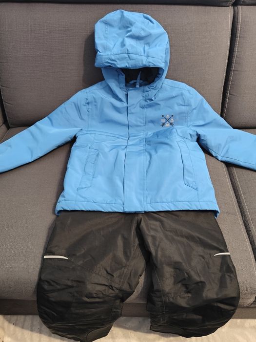 Zestaw narciarski, na sanki, kurtka i spodnie