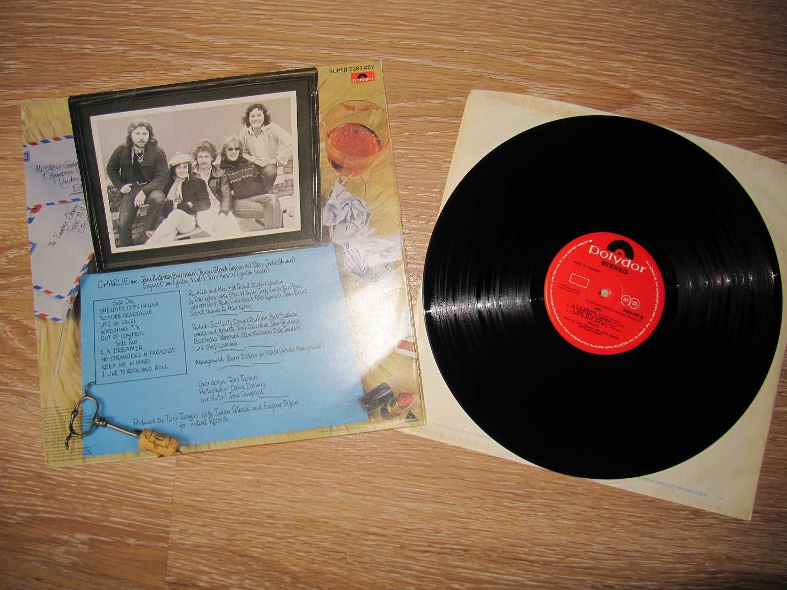 ART/HARD-ROCK. Виниловый Альбом Charlie -Lines- 1978 *England (NM)