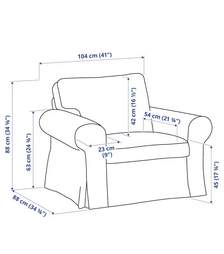 Fotel Ektorp Ikea