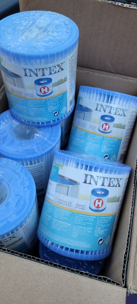 Intex typ H filtr do pompy basenowej zestaw 12szt Nowe