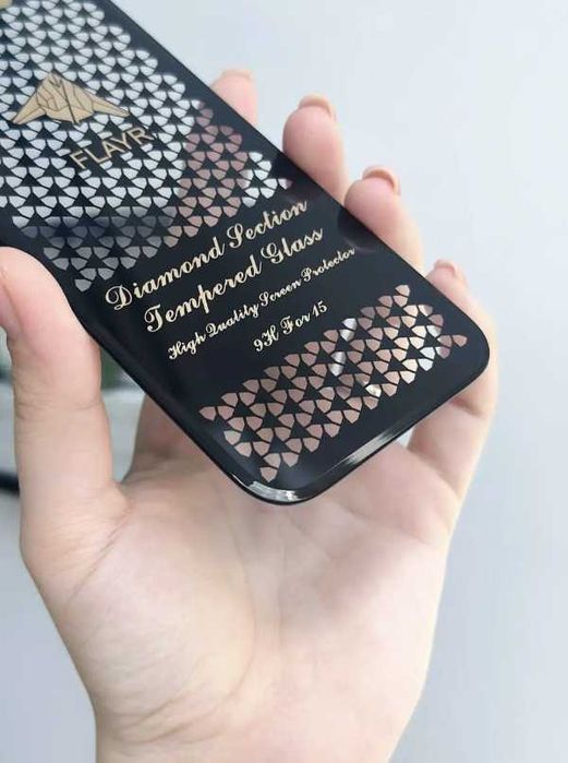 Топ стекло iphone 13 15 16 17 pro max Flayr Diamond премиум качество