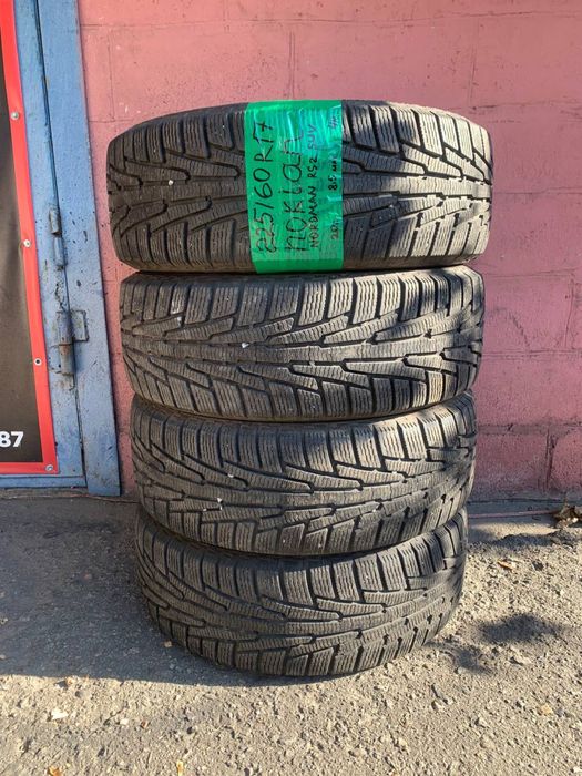 225 60 17 nokian nordman rs2 зима 4 штуки протектор почти новый