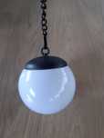 Lampy solarne kule 10cm z łańcuszkiem i klipsem 4 sztuki