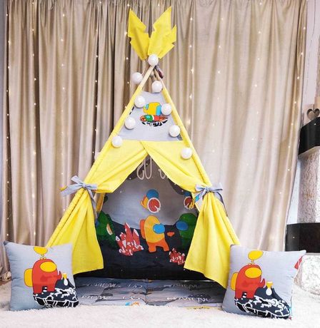 Вигвам палатка детская игровой домик намет дитячий Полный комплект