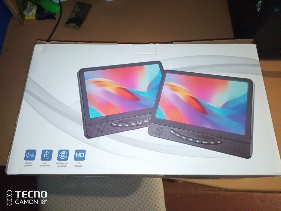 DVD-програвач 12-дюм для автомобіл