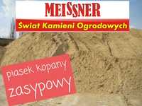 Piasek kopany zasypowy.