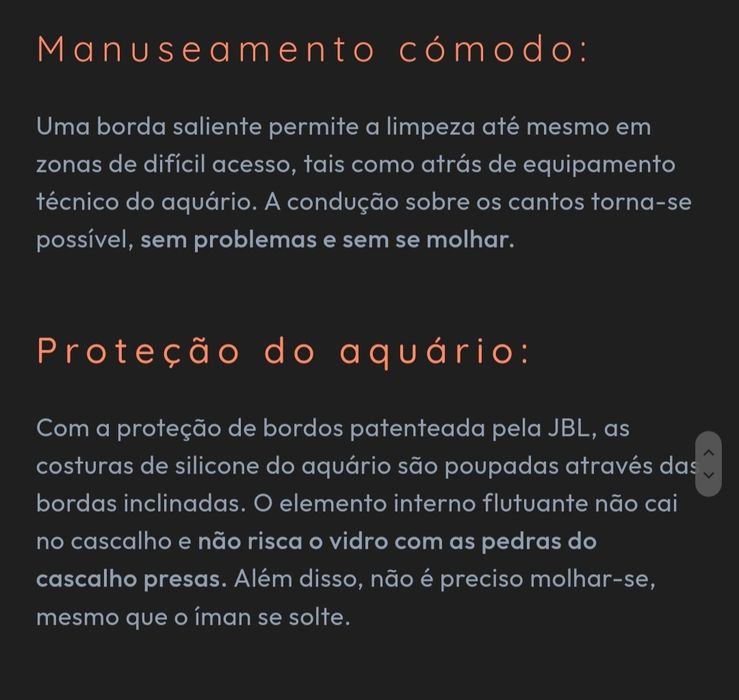 Floaty 2 JBL limpador de aquário