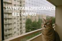 siatka dla kota na gołębie zabezpieczenie balkon taras loggia montaż