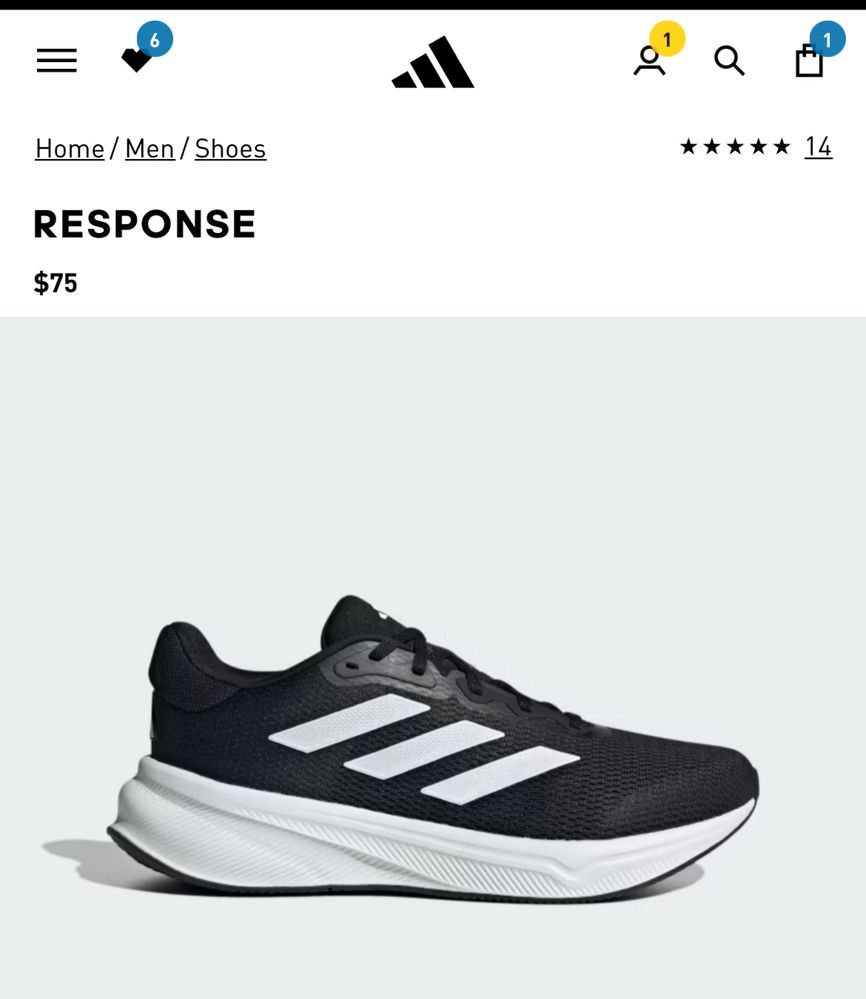 Кросівки Adidas Response чоловічі
