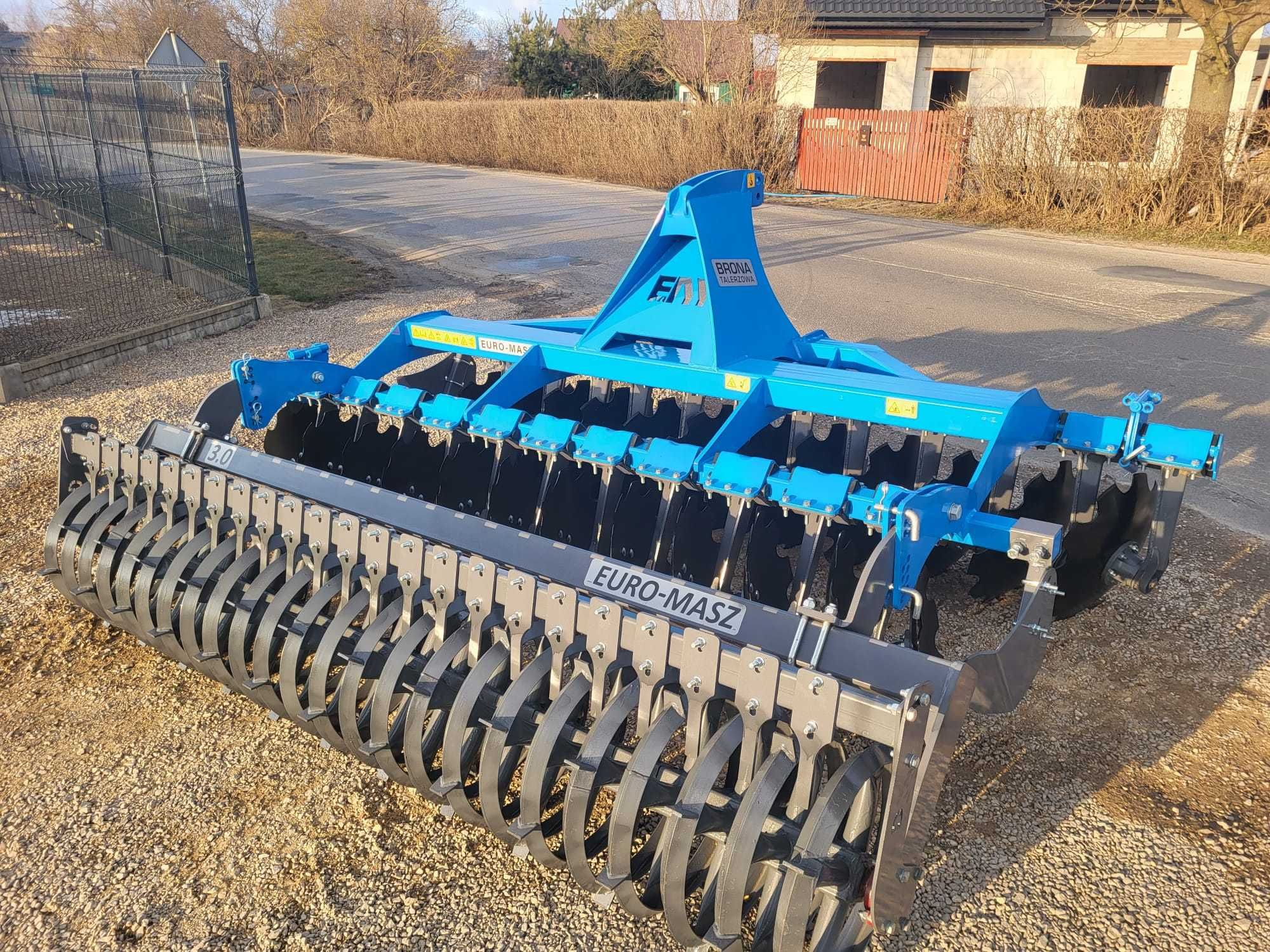 brona talerzowa Euro-masz! bez hydropaku/talerzówka CIĘŻKA talerze 510