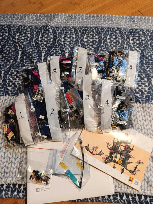 Zestaw LEGO ninjago 71813 Wolf Mask Shadow Dojo Dragons Rising