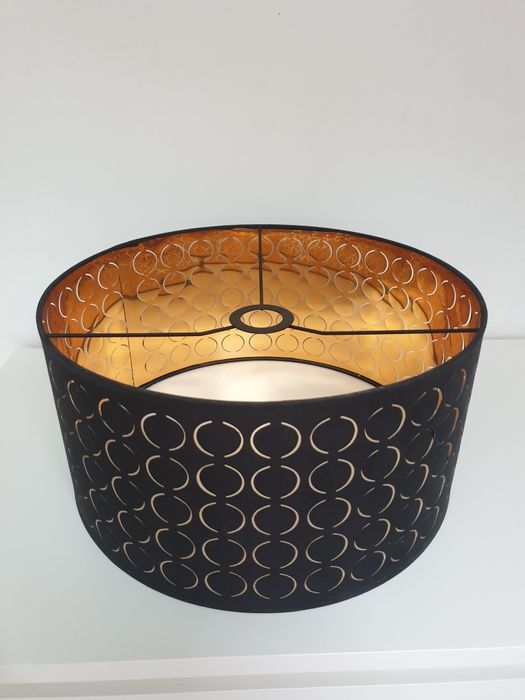 Abażur/Klosz - Czarno/Złoty [2 sztuki]