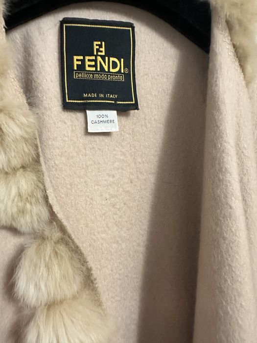 Пончо, накидка кашемірова Fendi