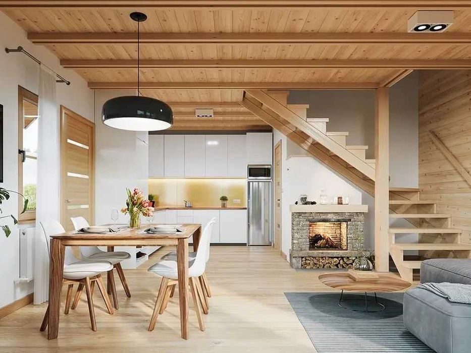 Dom szkieletowy |  budowa domu z drewna | całoroczny | letniskowy