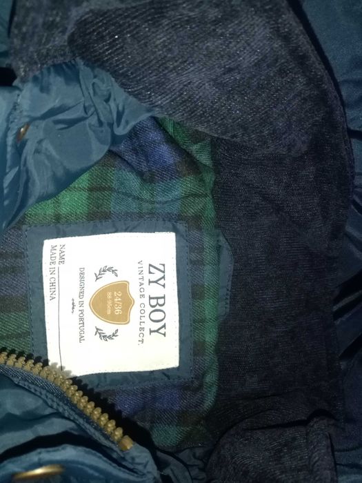 Casaco zippy novo menino