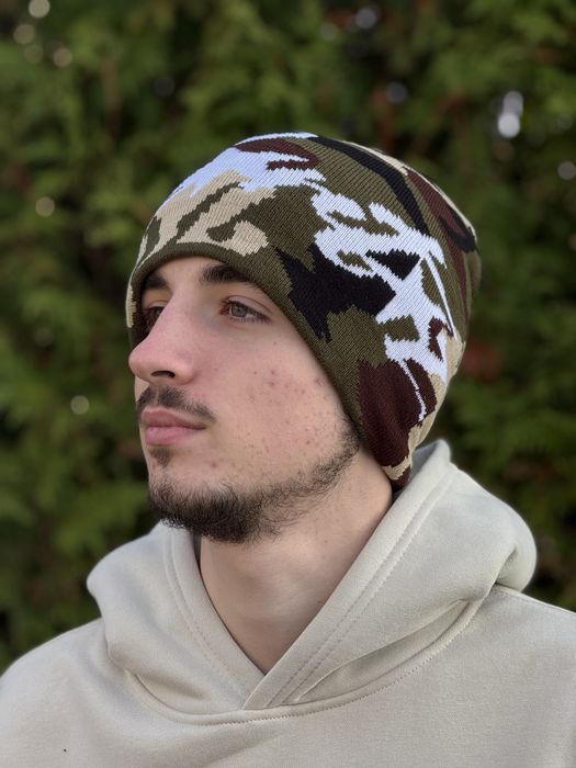 Шапка Corteiz камуфляжна чоловіча зимня шапка Кортеиз шапка Кортез