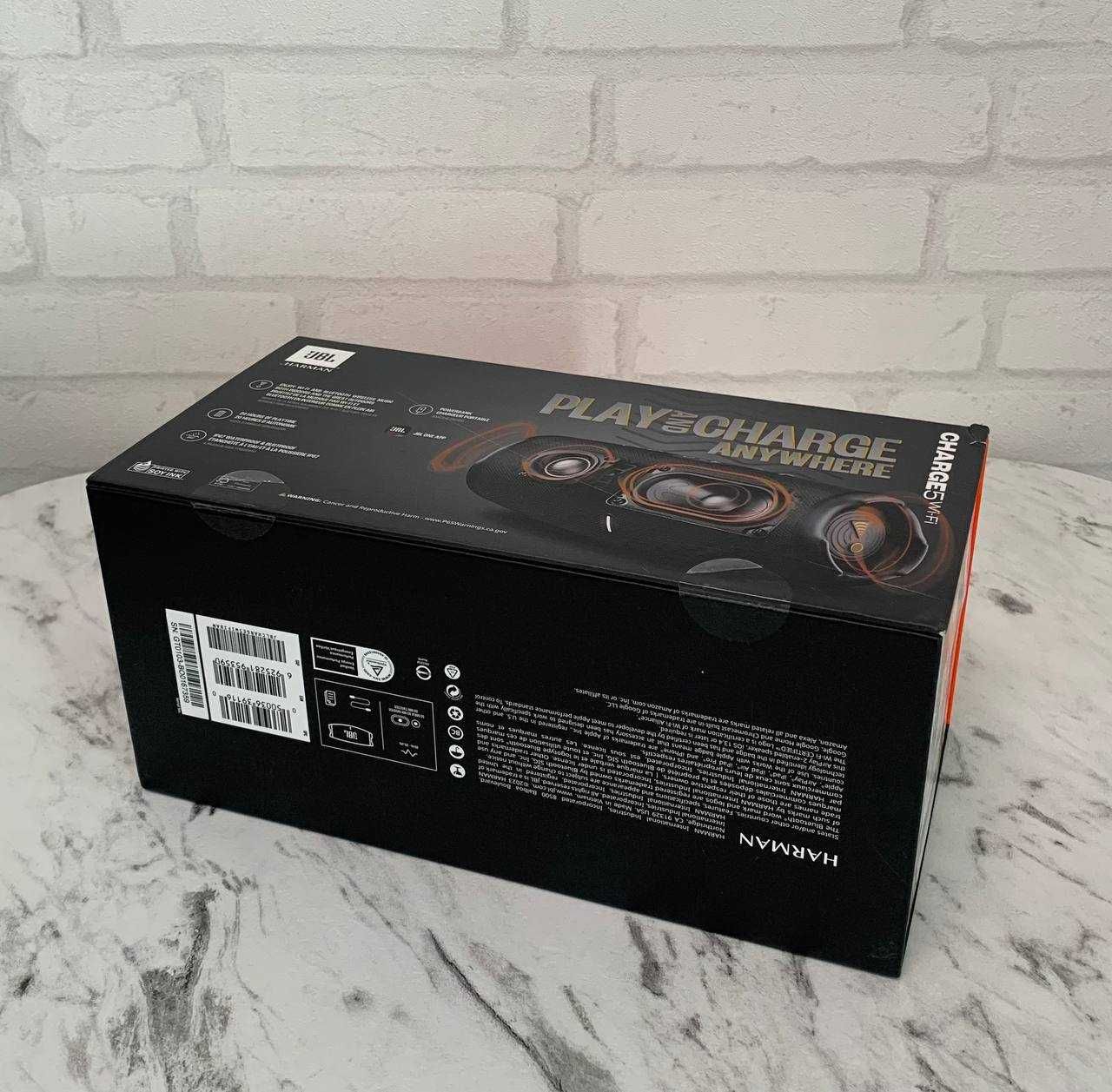 Портативна колонка JBL Charge 5 Wi-Fi Midnight Black