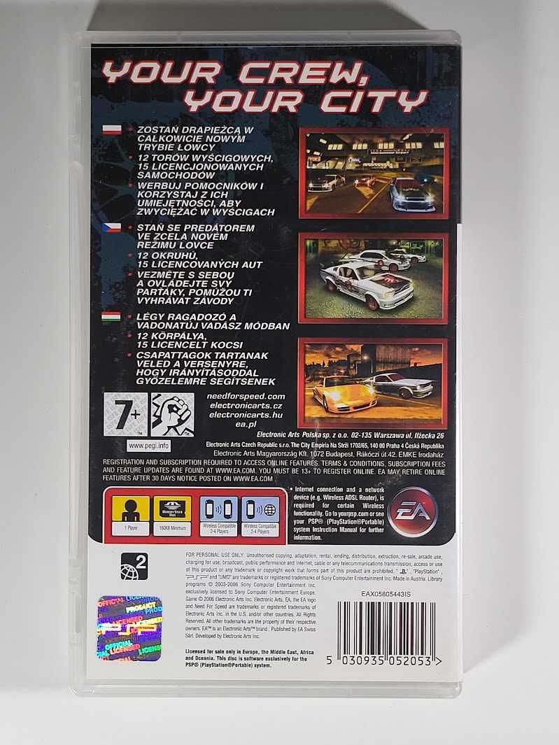 Need for Speed Carbon: Own the City / PSP / Edycja Premierowa / WWA