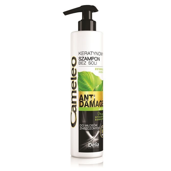Cameleo szampon keratynowy bez soli do włosów zniszczonych 250ml