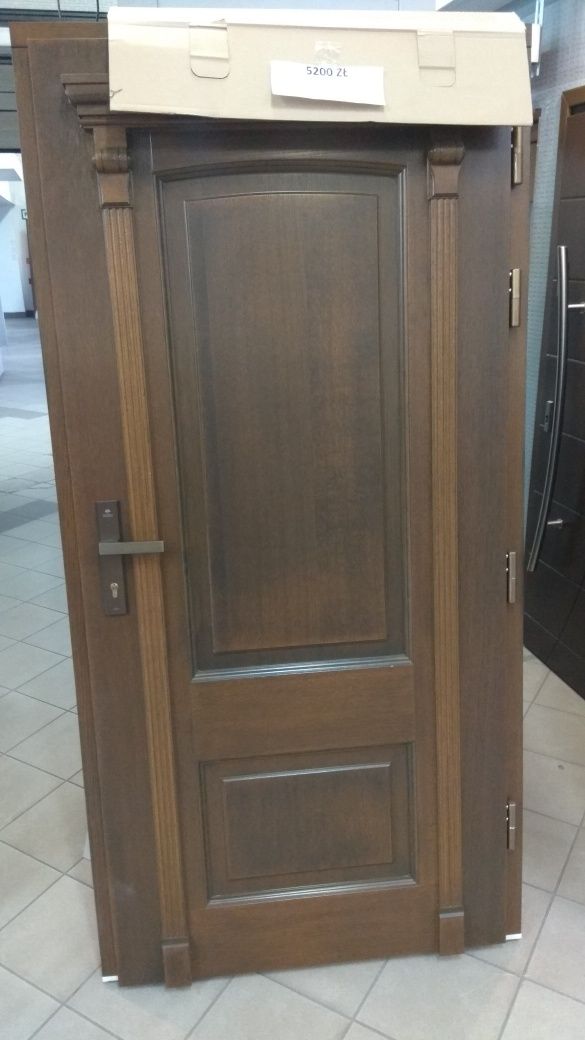 Drzwi Porta Mikea Doorsy Barański  złoty dąb orzech mahoń antracyt