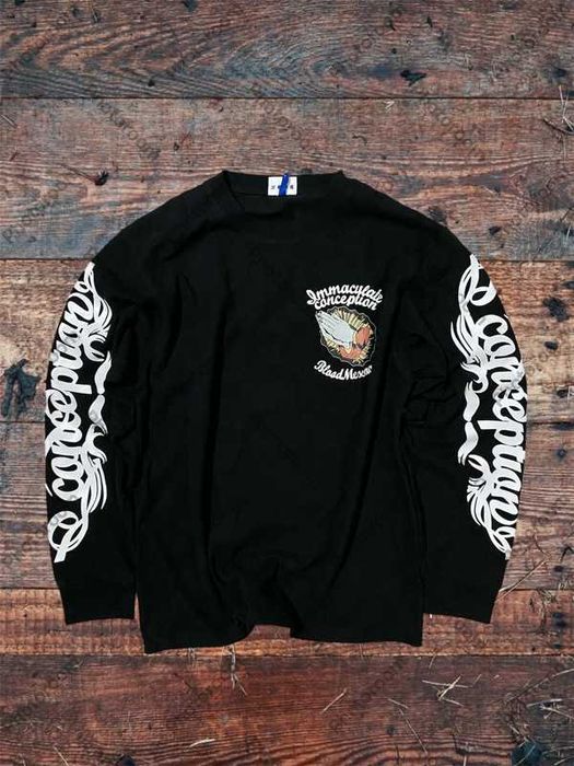 Bluza affliction youngguns blood message Maria r.L czarny skull church