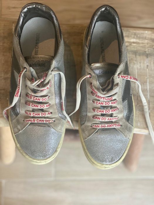 Ténis Zadig Voltaire, cinzentos,  número 37, excelente estado