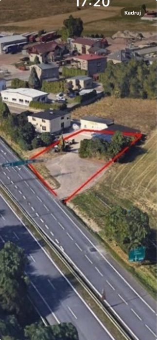 Działka z magazynem i biurem wjazd z ul. Beskidzkiej