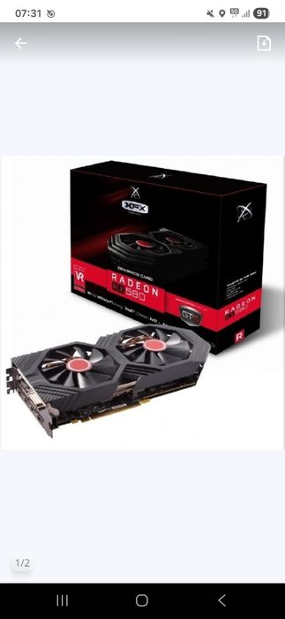 Karta Graficzna XFX Radeon RX 580 GTS XXX Edition OC+ 8GB GDDR5