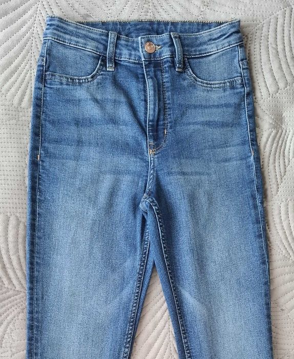 Spodnie jeansowe rurki H&M, rozm.34