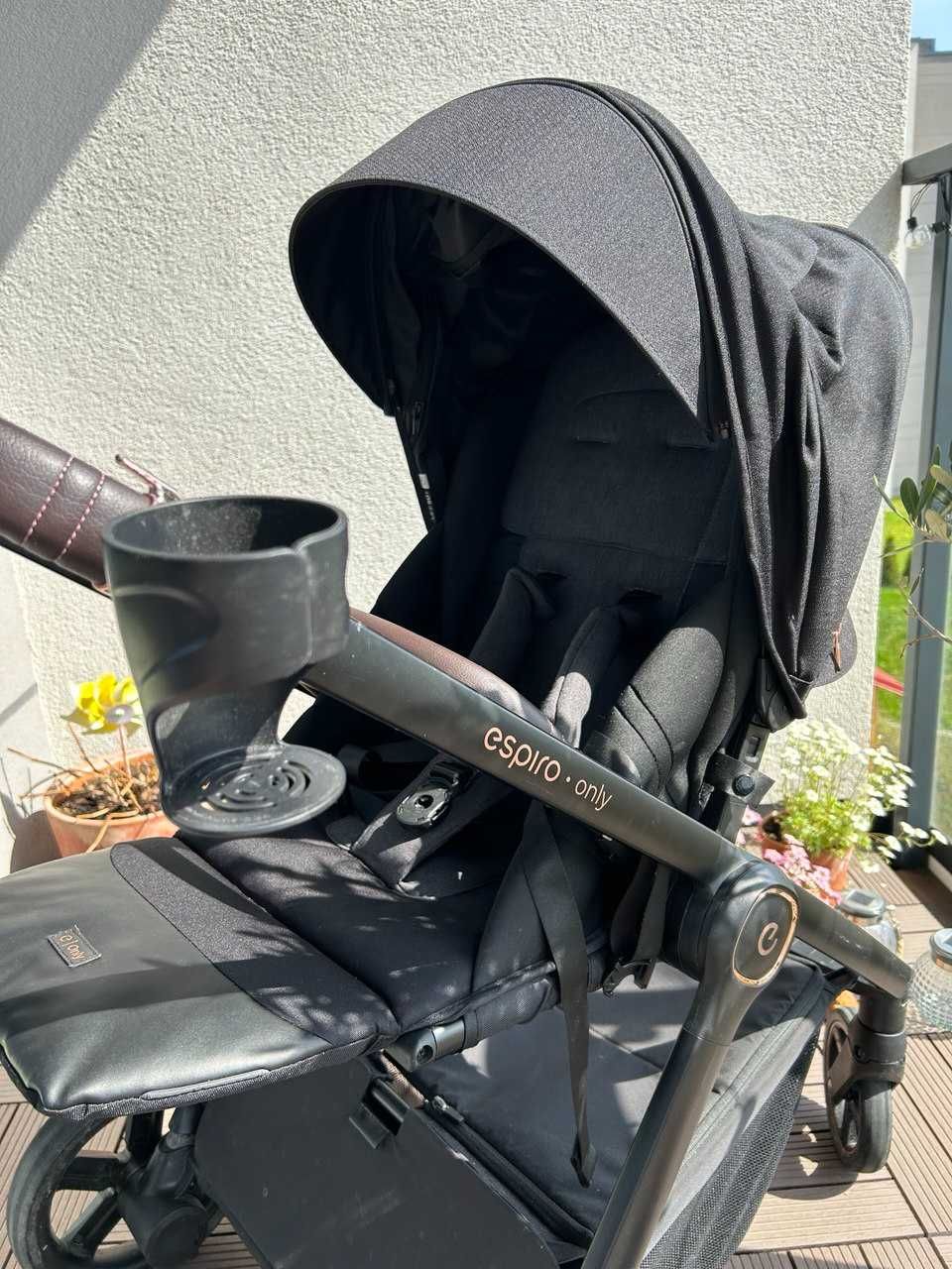 Wózek Espiro Only 410 Stylish Black – wózek 2w1