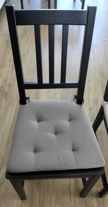 + Sprzedam: 6 sztuk krzesło STEFAN IKEA - Czarny, Lita Sosna
